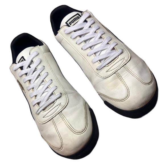 Men's Puma Roma Basic White/Black 
Size Men’s 11 Sneakers Shoes - Picture 3 of 6